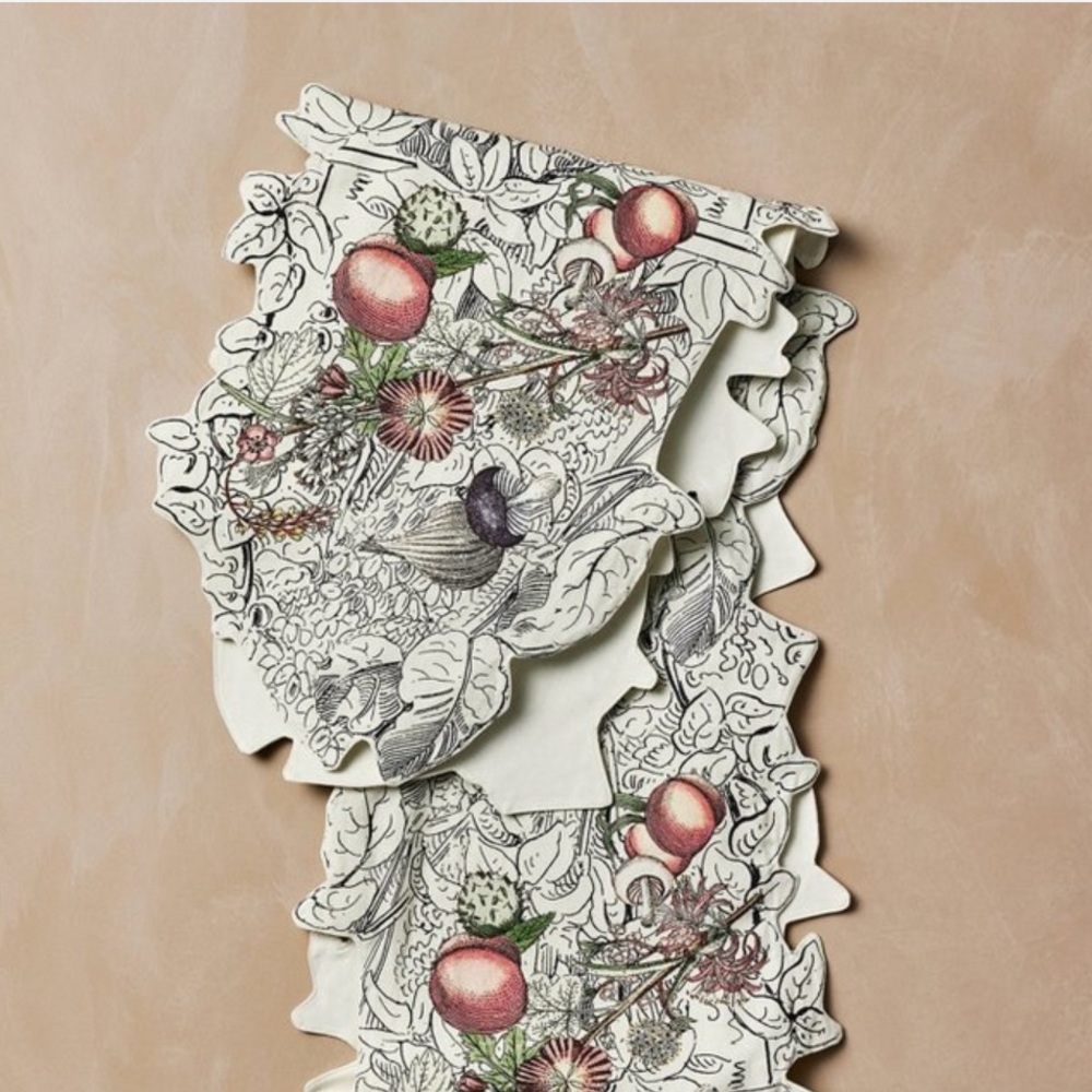 LAST ONE🔥Fall Table Runner By John Derian fruit medley Table Linens for Dining